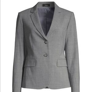 ❤️ Theory grey blazer, size 2